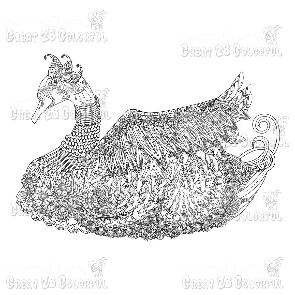 Great2bColorful Instant Downloads - 6 Holiday Coloring Pages - Series 5