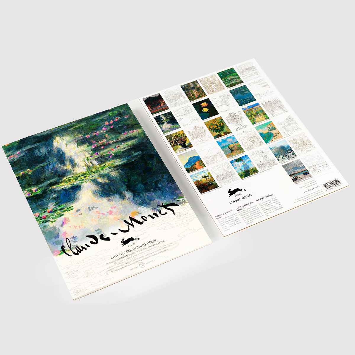 Monet's Palette: A Professional Colouring Journey Inspired by Claude Monet