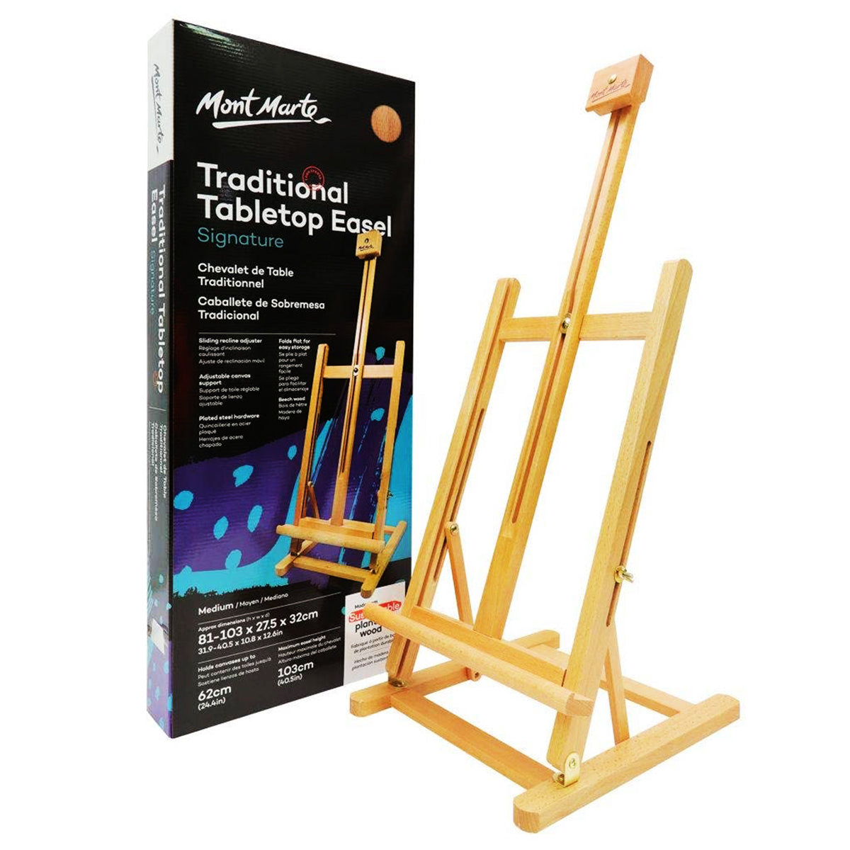 Signature Traditional Tabletop Easel - Medium (40" x 40")
