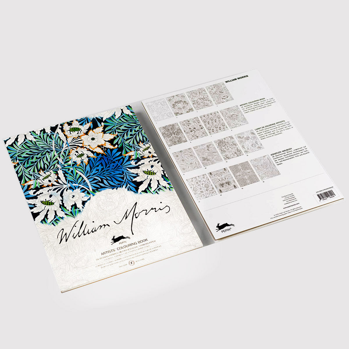 Artistic Reverie: A William Morris Inspired Professional Colouring Journey