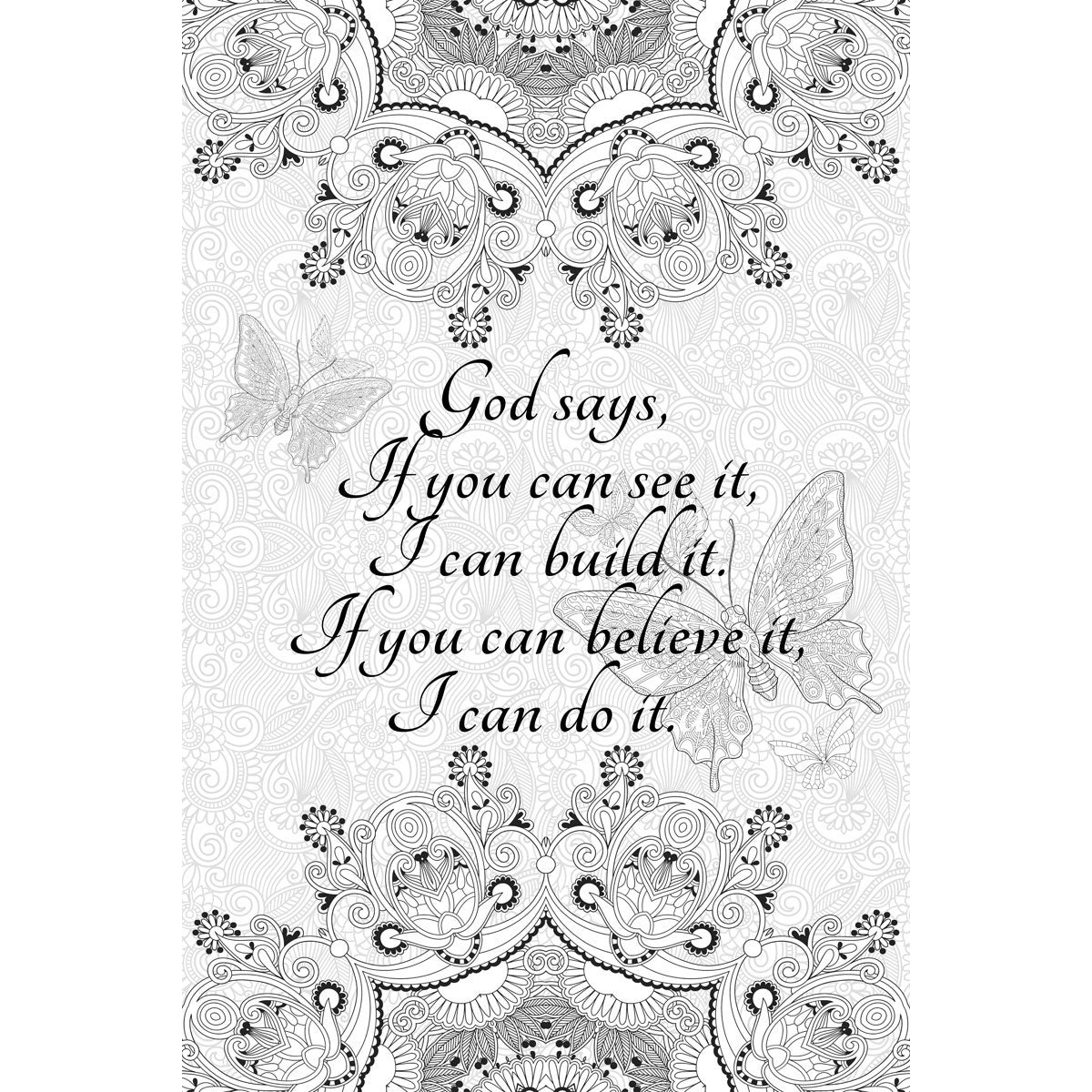 Great2bColorful - "Believe It" Huge Coloring Posters