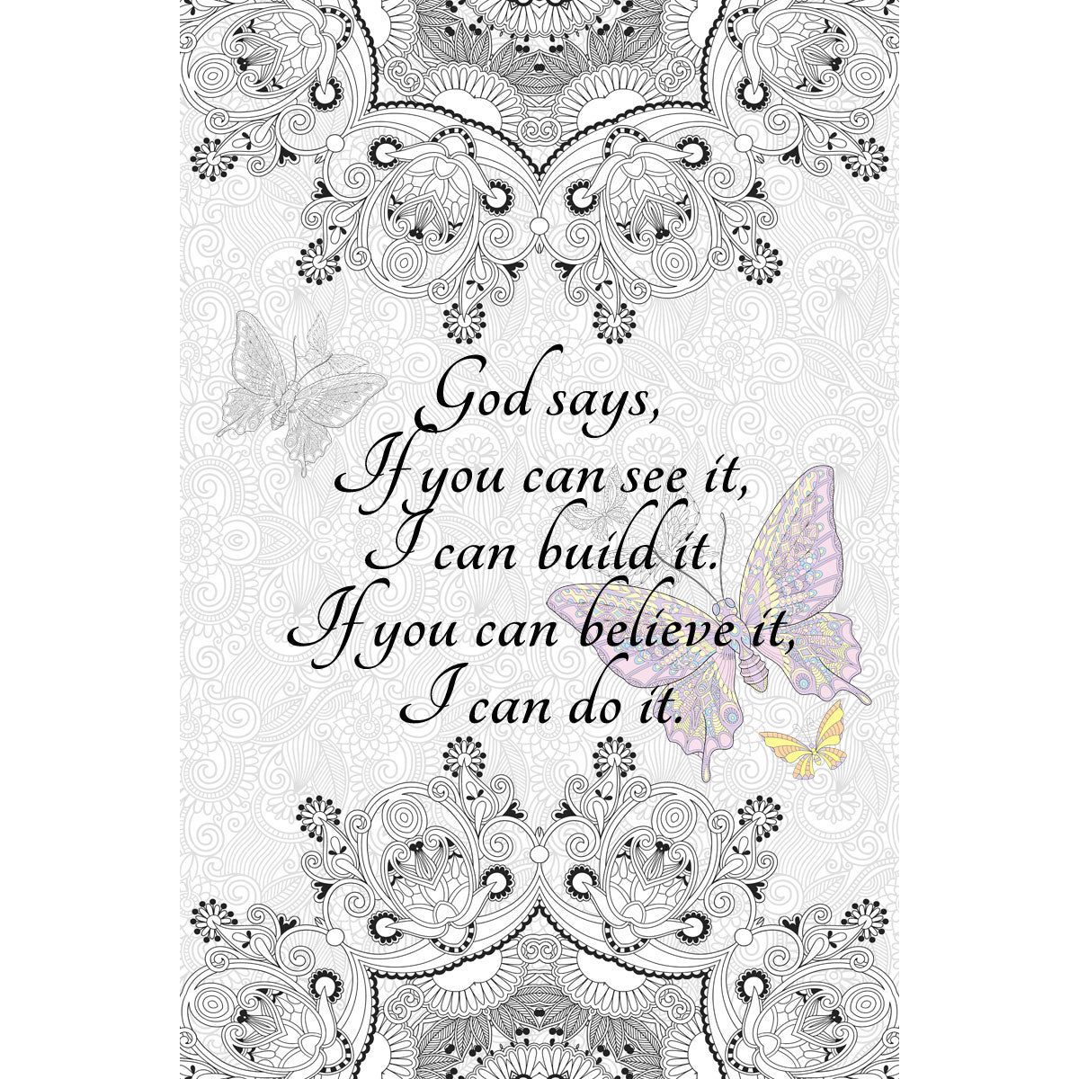 Great2bColorful - "Believe It" Huge Coloring Posters