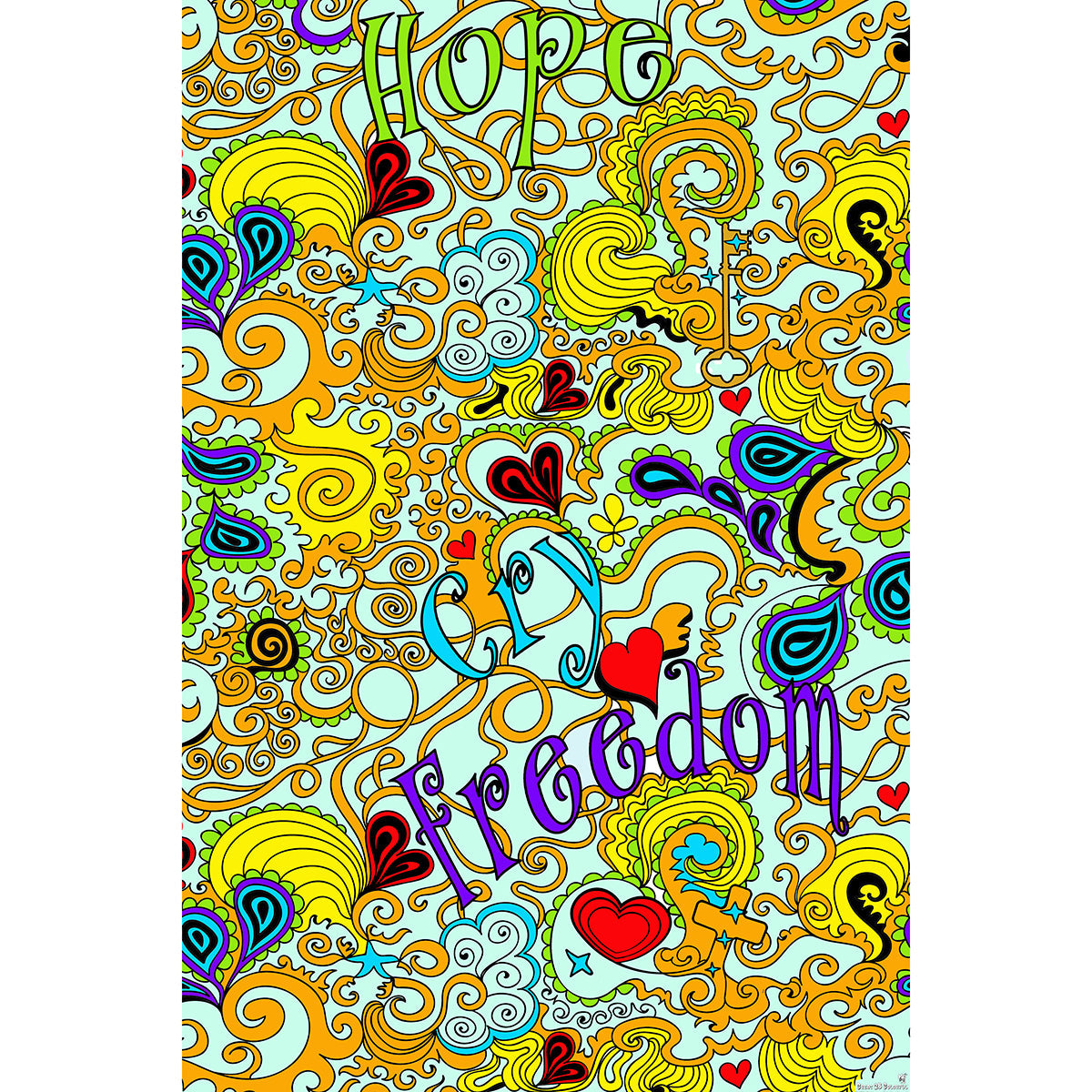 Great2bColorful Custom Poster - “Cry Freedom Mission” Fundraiser Exclusive