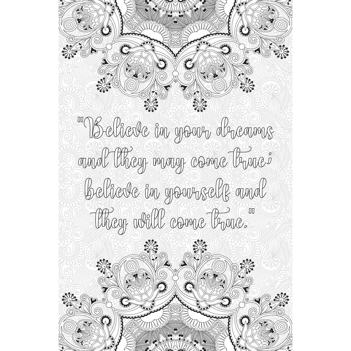 Great2bColorful - "Dream It" Inspirational Huge Coloring Posters