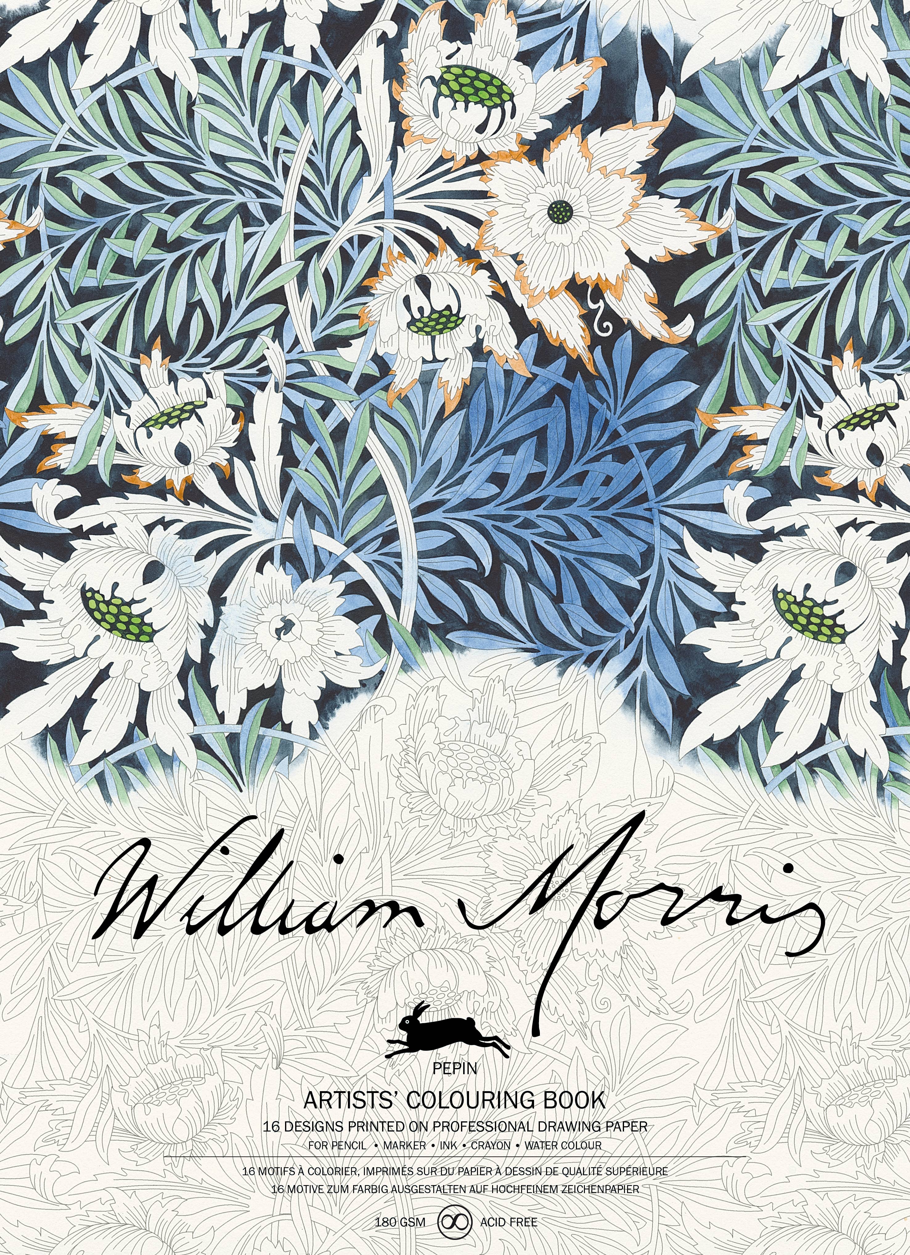 Artistic Reverie: A William Morris Inspired Professional Colouring Journey