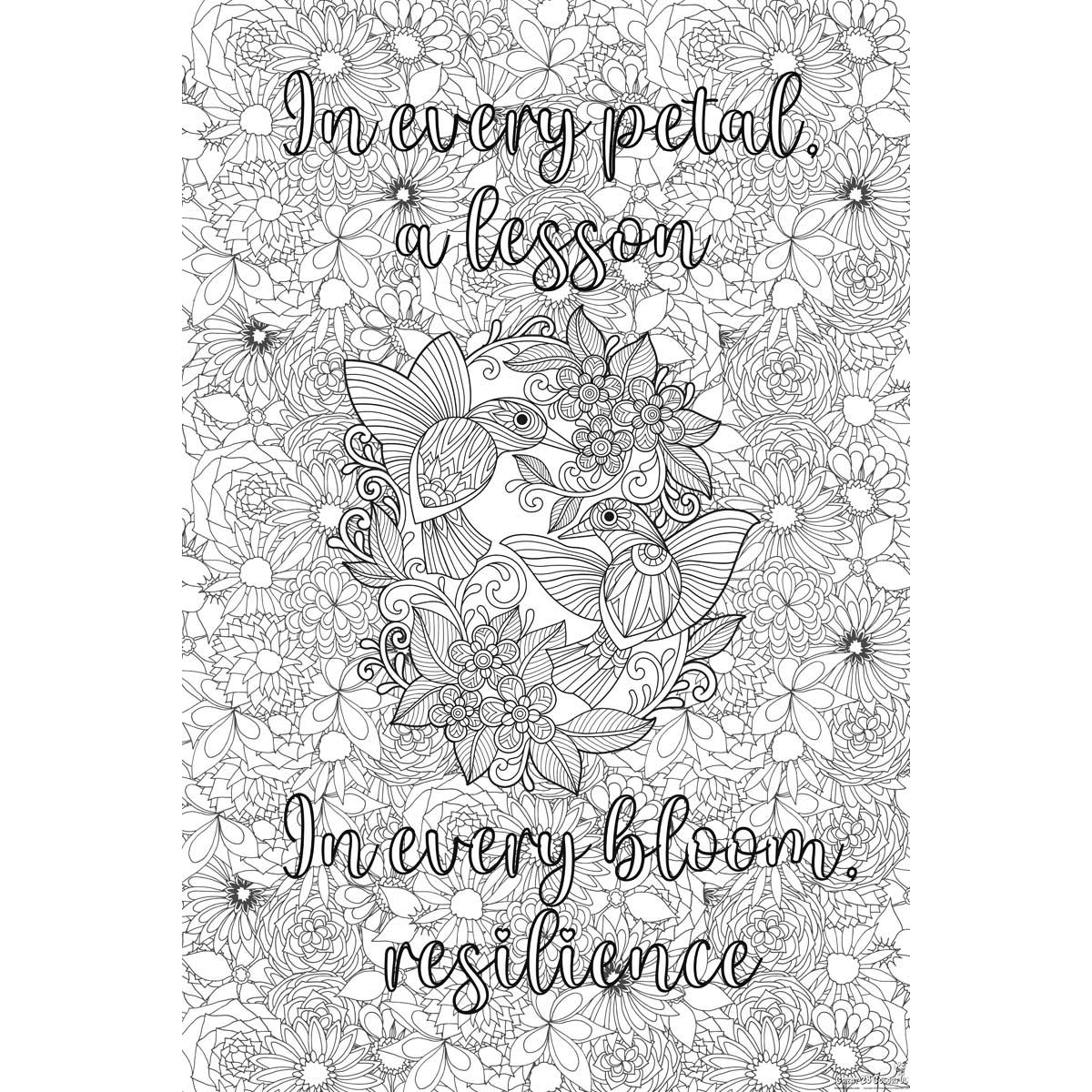 Great2bColorful - "Bloom" Huge Coloring Posters