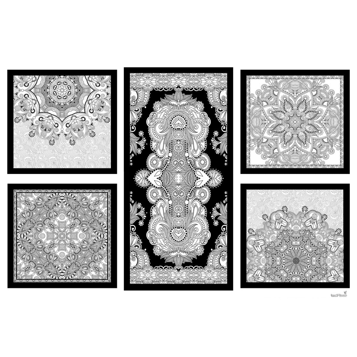 Great2bColorful - Mystical Mandalas Huge Coloring Posters