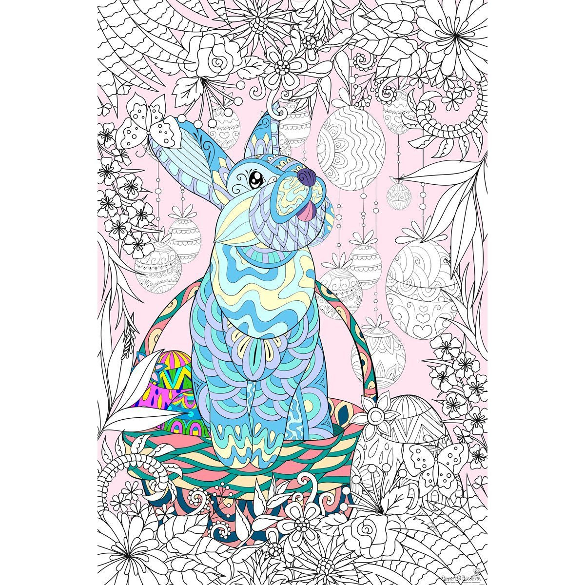 Great2bColorful Huge Coloring Posters - Hippity Hop