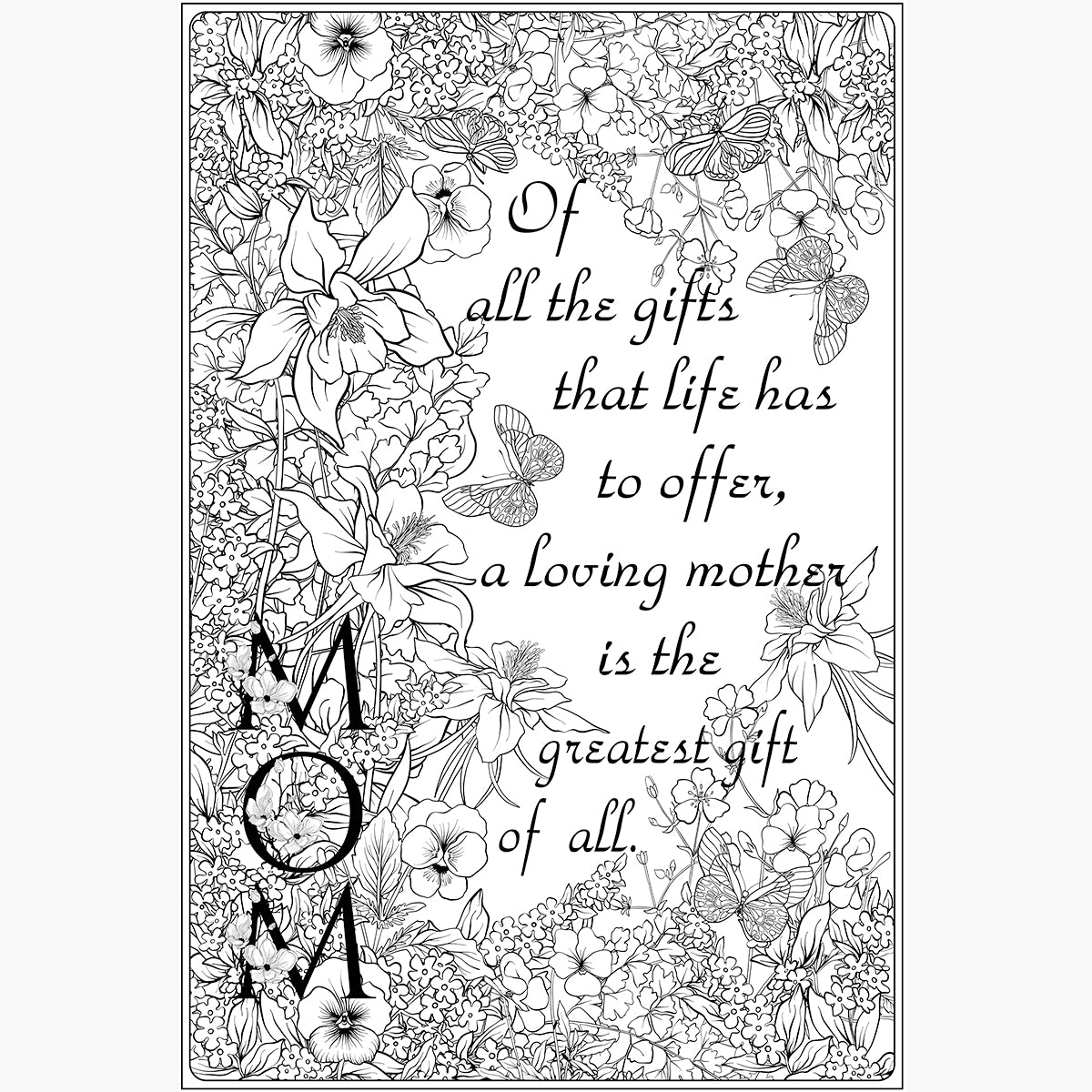 Great2bColorful - "Mother" Huge Coloring Posters